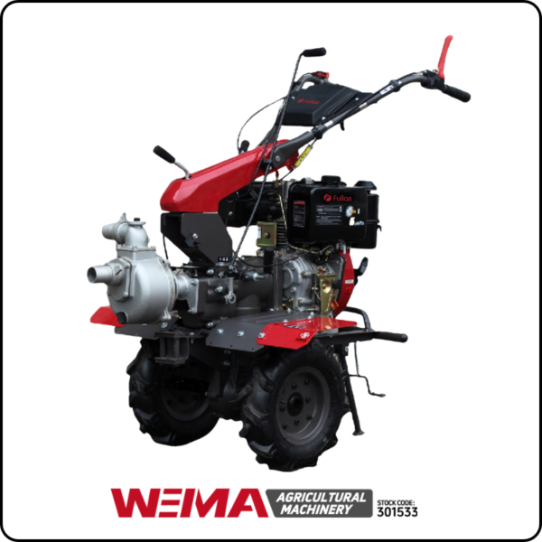 Cultivateur avec pompe à eau